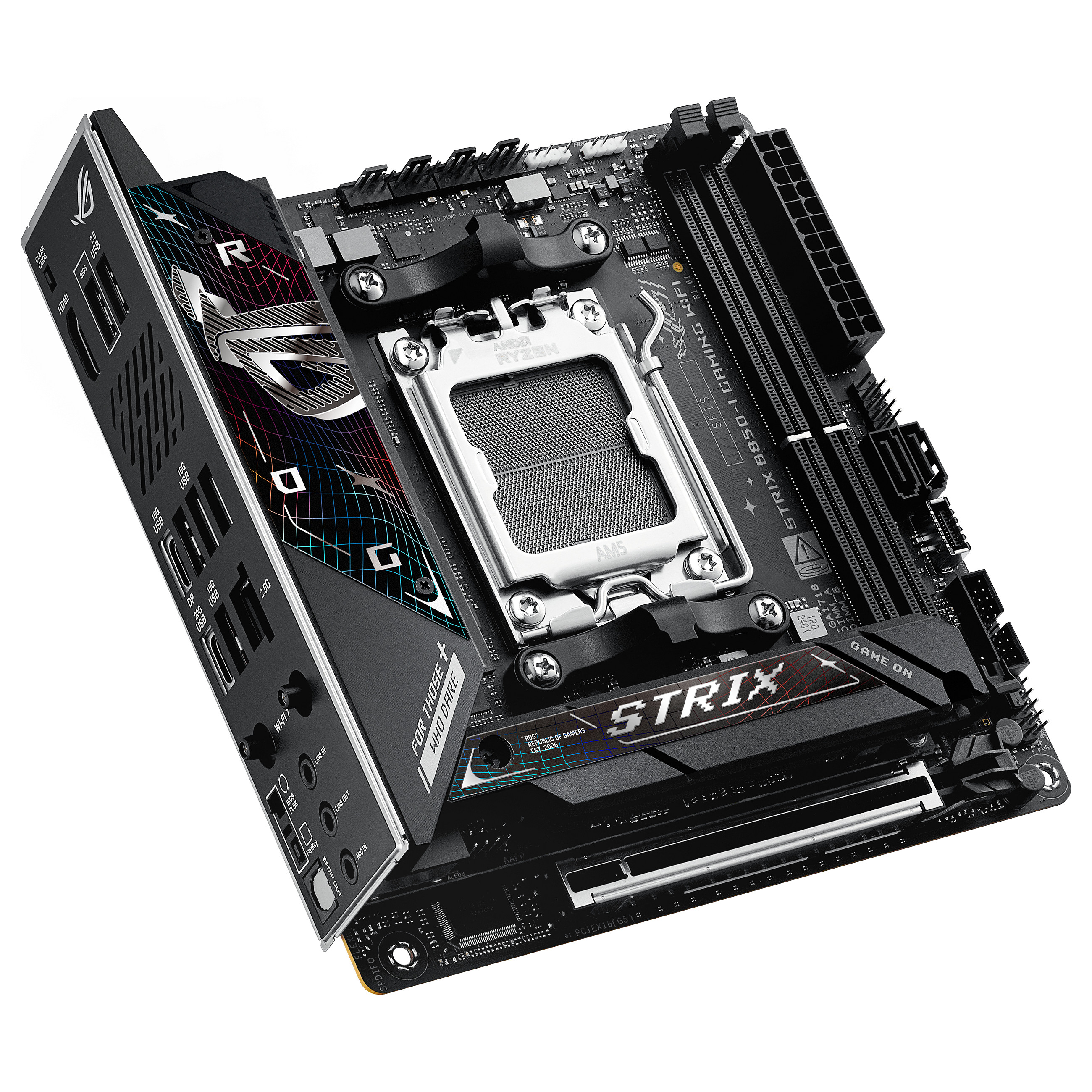 Pllakë amë AMD AM5 ASUS ROG STRIX B850-I Gaming WIFI. - 5