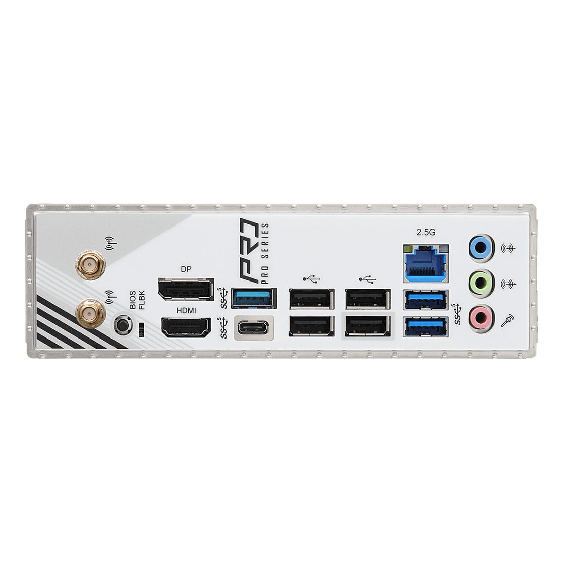 Pllakë Amë ASRock A620AM Pro RS WiFi / AMD AM5 / DDR5 / Micro-ATX / Wi-Fi 6E / 2.5GbE LAN - 5