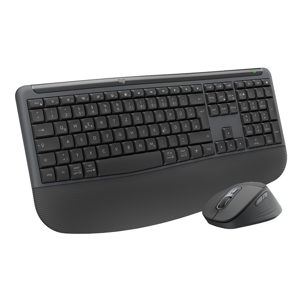 Combo (Tastierë&Maus) Logitech Signature Comfort Plus Combo MK880 / Wireless / QWERTZ German / Logi Bolt + Bluetooth - Grafit - 3