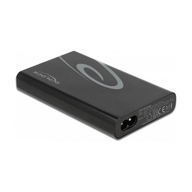 Karikues USB DeLOCK 41453, 2x USB Type-C PD 3.0, 1x USB Type-A, 60 W – Zezë