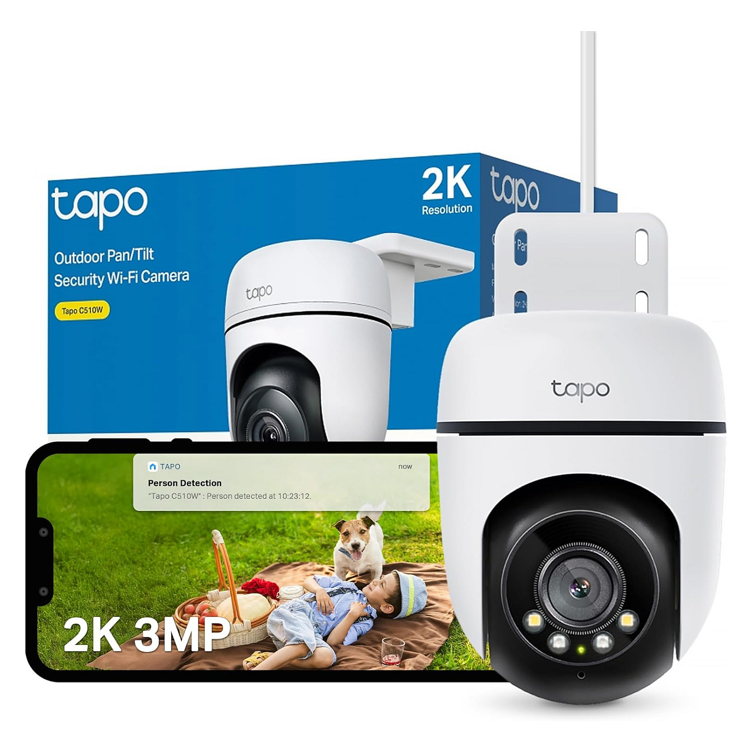 Kamera Sigurie IP CCTV TP-Link Tapo C510W Outdoor Wi-Fi - Bardhë - 17