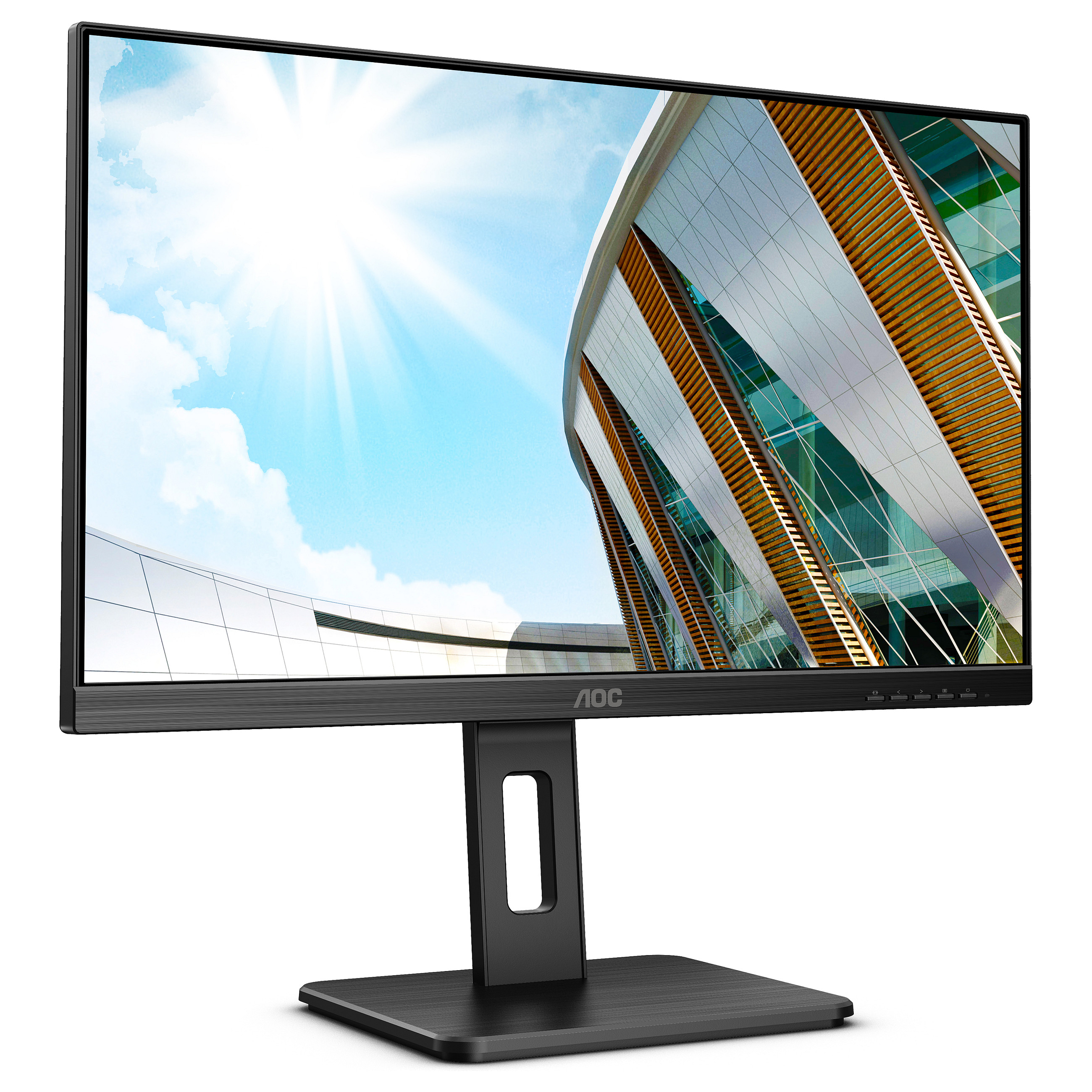 Monitor AOC Q24P2Q / 23.8"/ Quad HD IPS LED / 75Hz / 4ms / HDMI+DP+USB+VGA - Zezë - 5