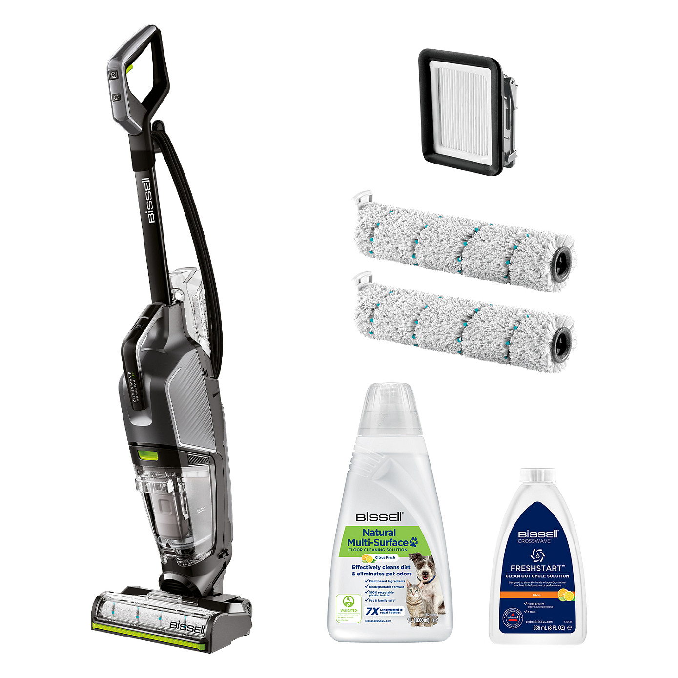 Fshesë për pastrim dyshemeje Bissell CrossWave HydroSteam Pet Pro - 1