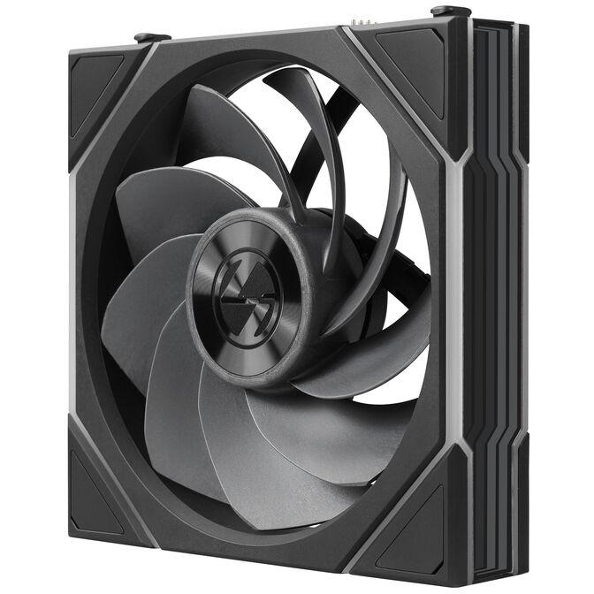 Ftohës për Kasë Lian Li Uni Fan TL FLEX / 120mm / 2300 RPM / PWM / ARGB / Reverse Blade / 3 Copë – Zezë - 2