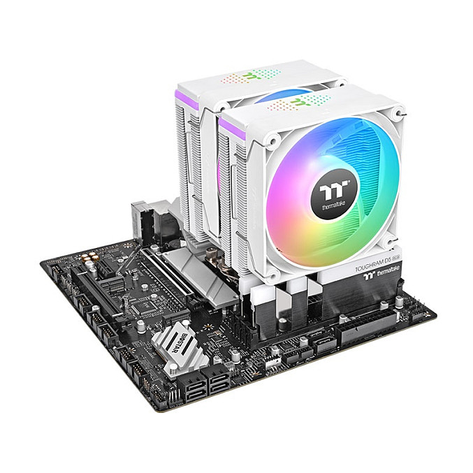 Ftohës për Procesor ASTRIA 600 ARGB Air cooler e bardhë - 5