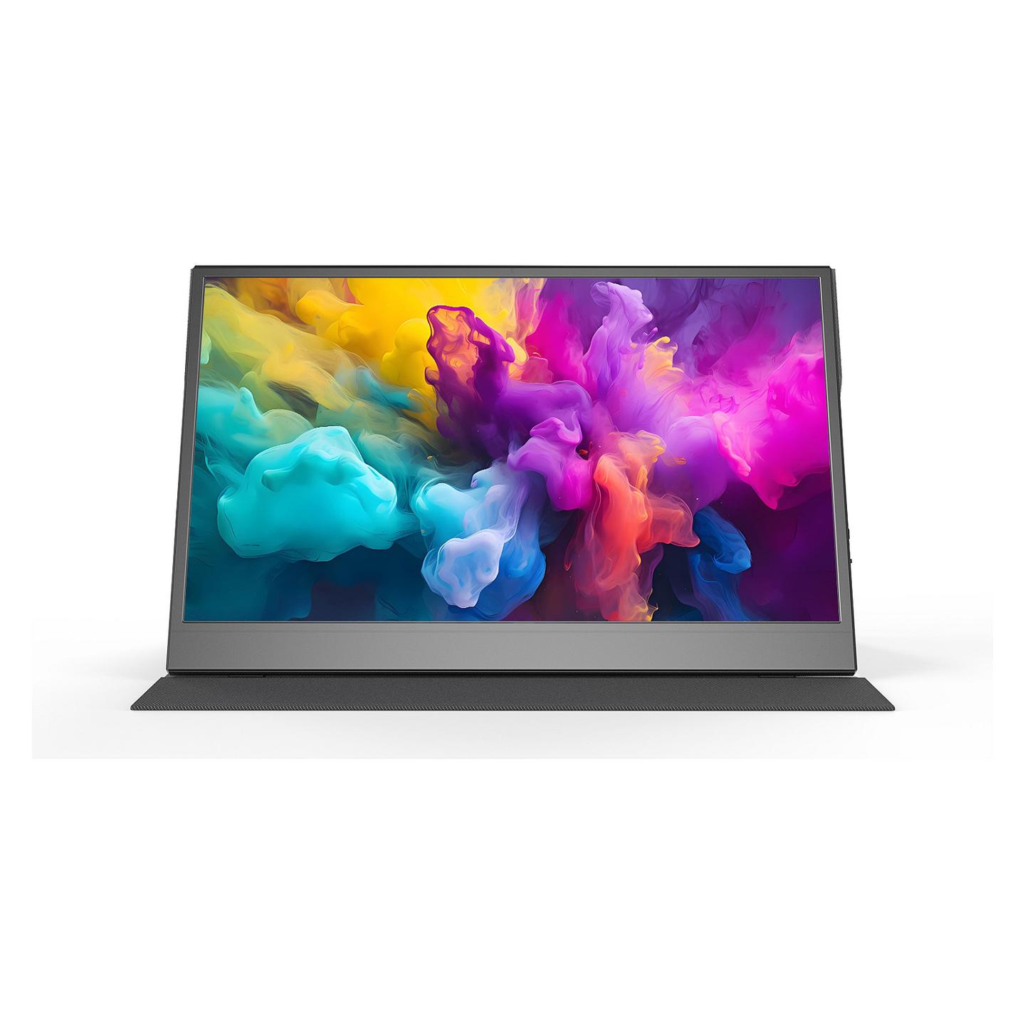 Monitor Portativ Denver PMO-15604 / 15.6" / Full HD IPS / 60Hz / 30ms / USB-C+Mini HDMI+3.5mm Audio - Zezë - 3