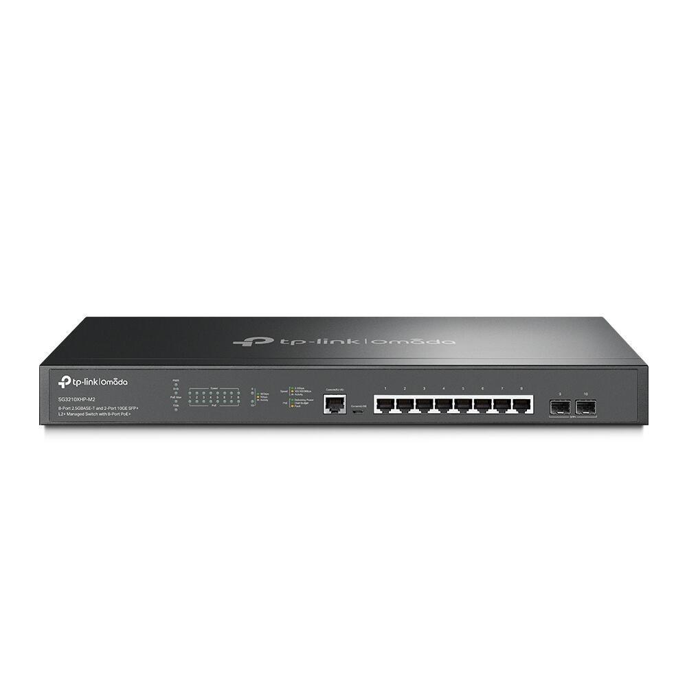 TP-Link Switch TL-SG3210XHP-M2 / 8x 2.5G PoE+ / 2x 10G SFP+ / 240W - Zezë - 2