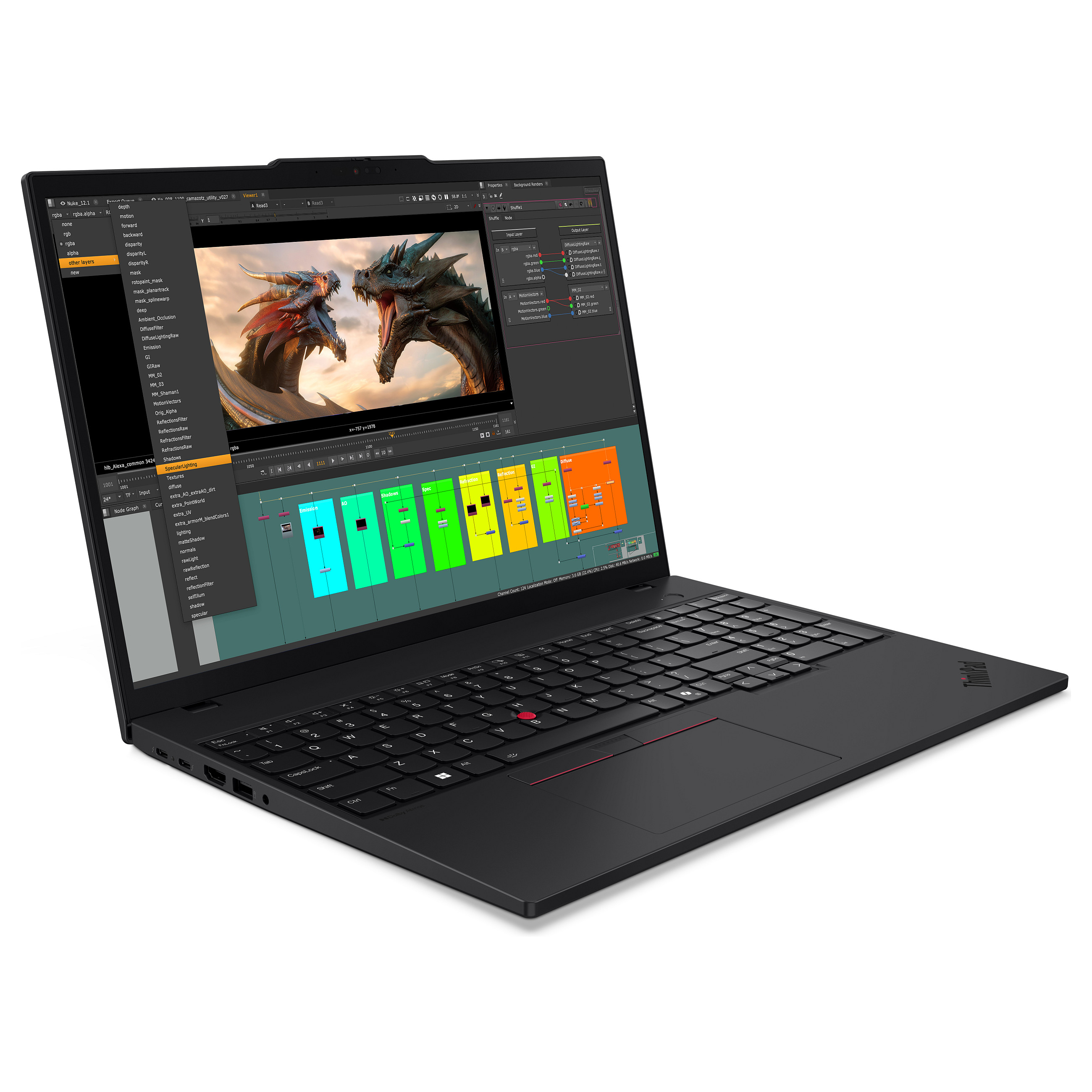 Laptop Lenovo ThinkPad P16s G4 / RYZ AI 9 HX Pro 370 / 64GB DDR5 / 1TB / 16" FHD+ IPS / AMD Radeon 890M / DE  - Zezë - 7