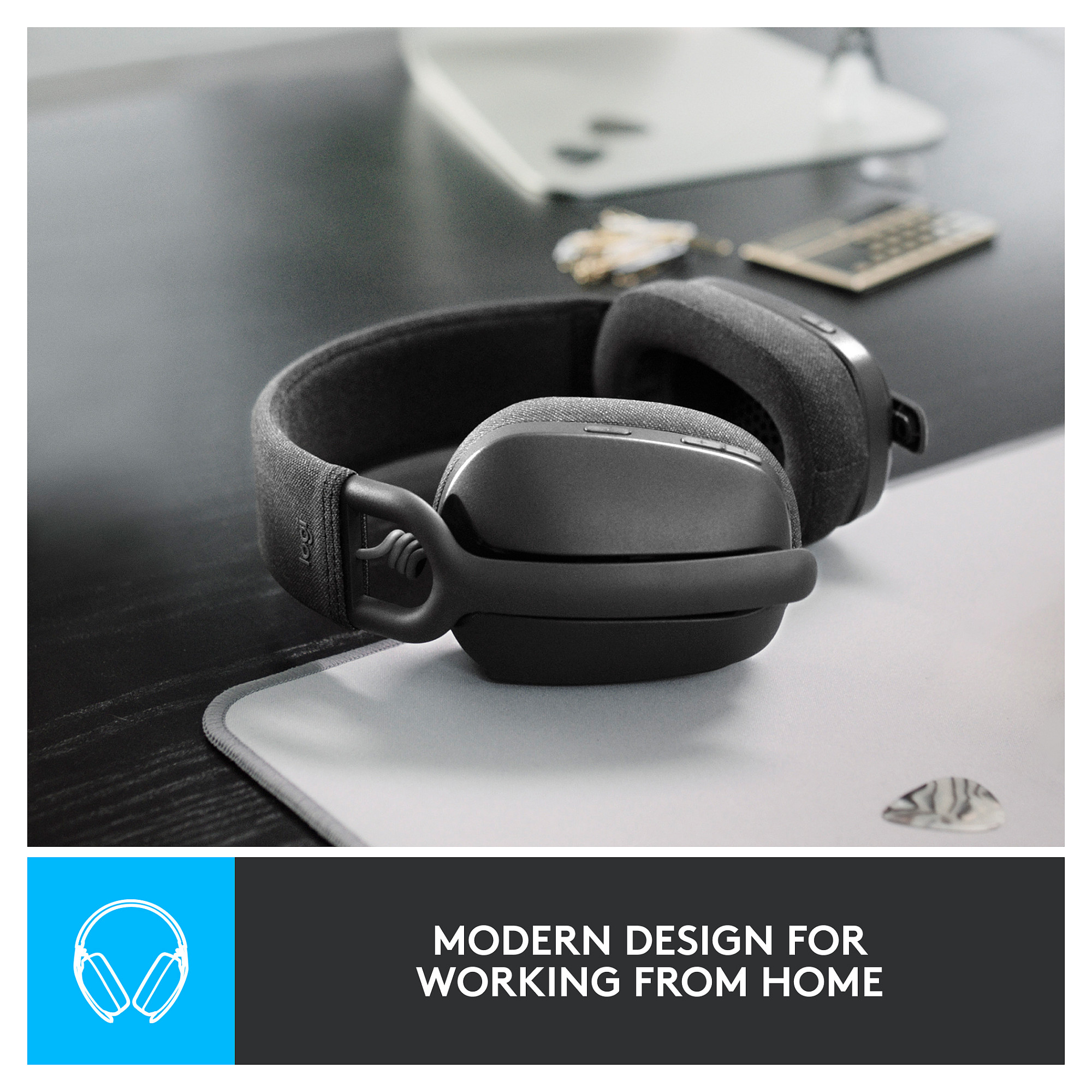 Kufje pa Kabllo Logitech / Zone Vibe 100 - Zezë - 9