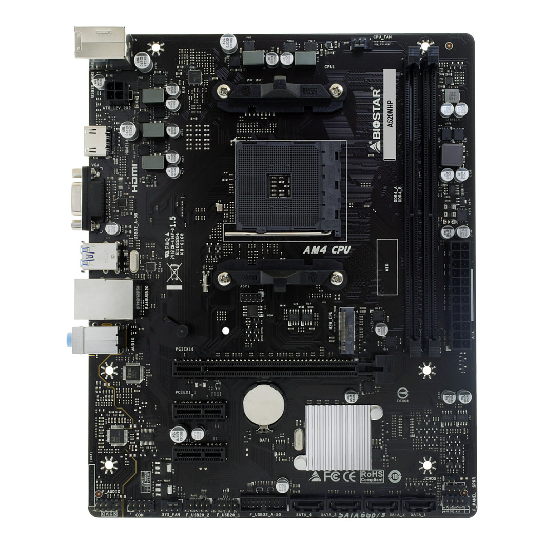 Pllakë Amë Biostar A520MHP DDR4 mATX - 2