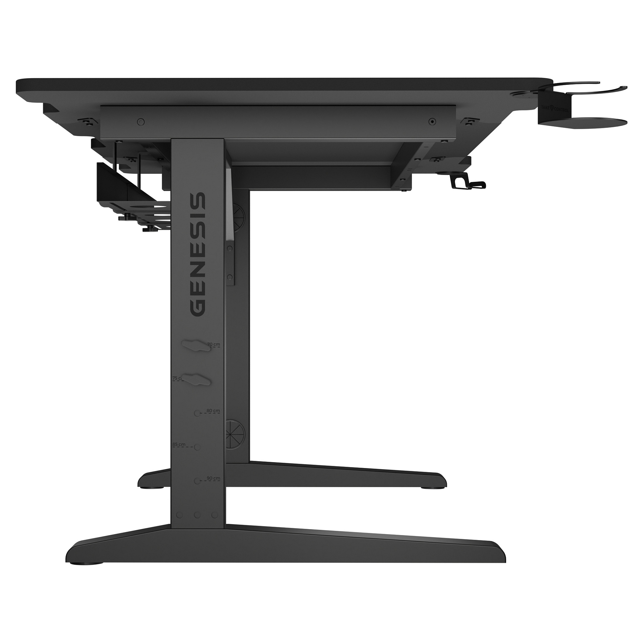 Tavolinë Pune Genesis NDS-2249 / 140 x 75 cm / MDF / 1.8 cm - Zezë - 8
