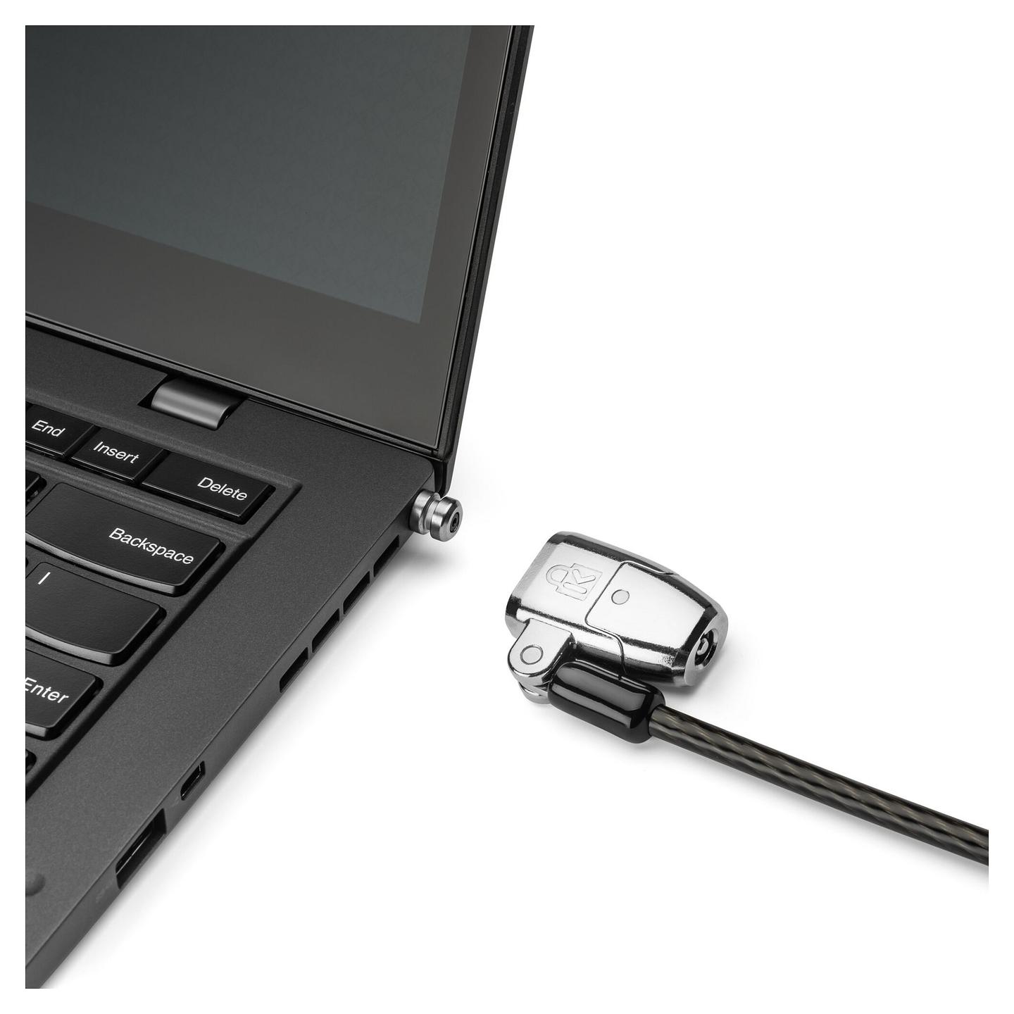 Bravë Sigurie Kensington ClickSafe 2.0 K68102EU / 1.8m / me Çelës / 3-në-1 / për Laptop - Zezë - 3