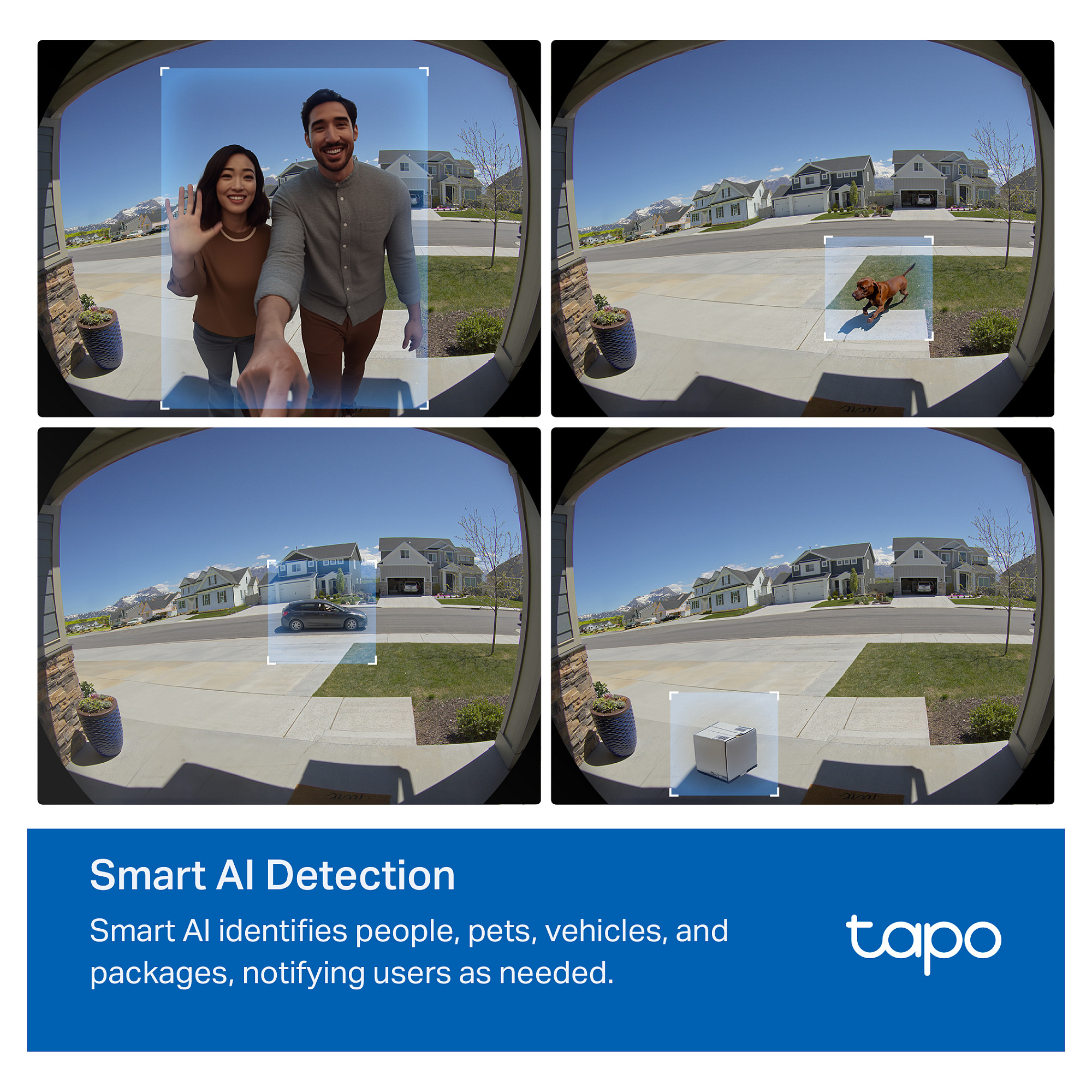 Kamerë Sigurie IP CCTV TP-Link Tapo D235 / Video Doorbell / 5MP / 2560×1920 / Wi-Fi / IP66 - Bardhë/Zezë - 13