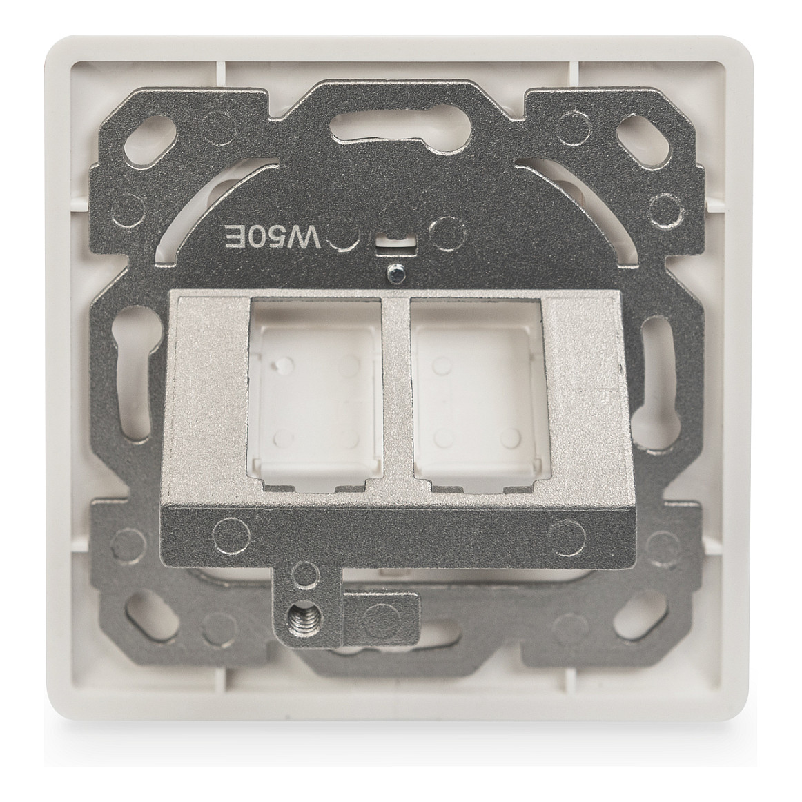 Aksesorë për rrjet DIGITUS / Keystone Jack / 2 Ports – Bardhë - 2