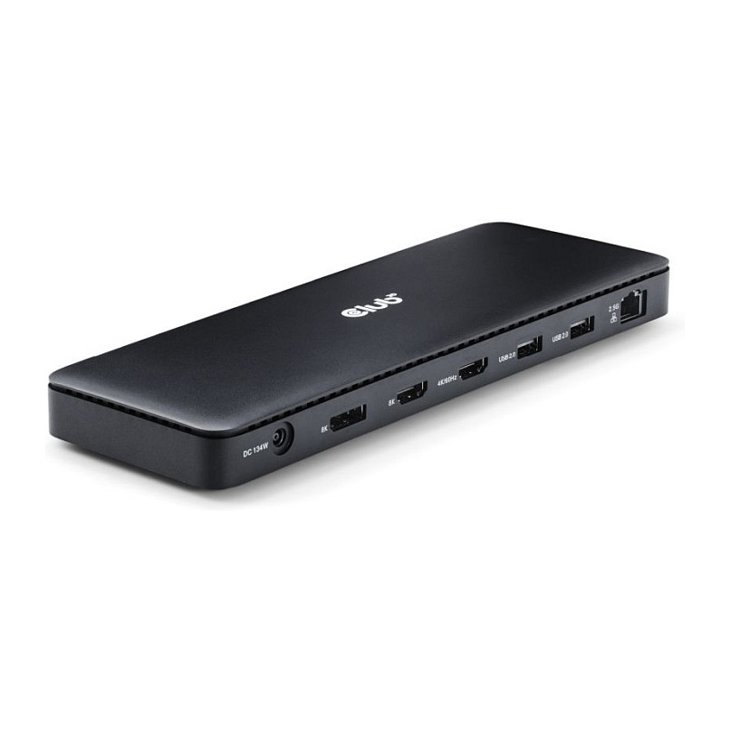 Docking Station Club3D Thunderbolt 4 / 12-in-1 / 3 Ekrane / USB-C / HDMI / DP / LAN - Zezë - 1