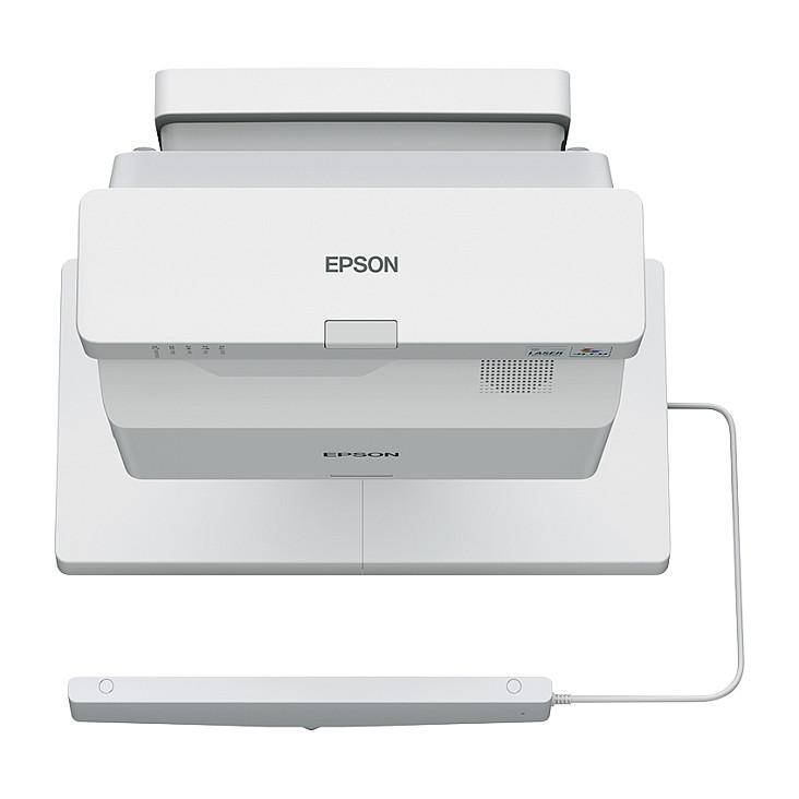 Projektor Epson EB-770Fi, Full HD, 3LCD, 4100 ANSI Lumen, Laser, Ultra Short Throw, HDMI, USB, Wi-Fi, 16:9 - Bardhë