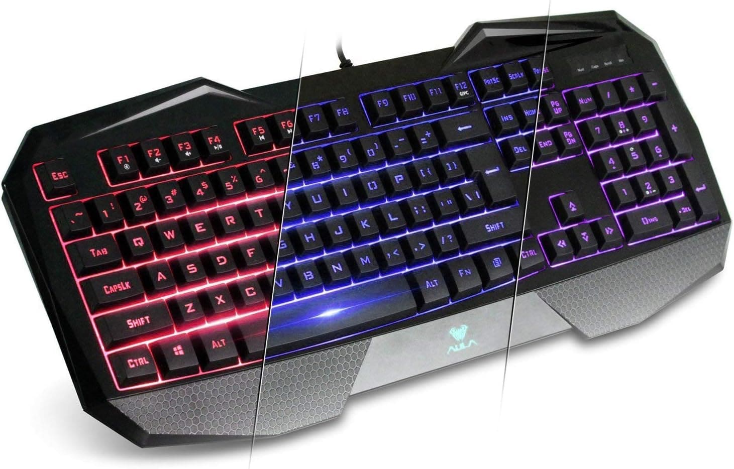 Tastierë Gaming Aula SI-859 / Ergometrik / RGB / Anti-Ghosting / E zezë - 5