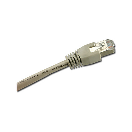 Kabllo për rrjet / RJ45 / CAT 6 / S/FTP / 10 m - Gri - 1