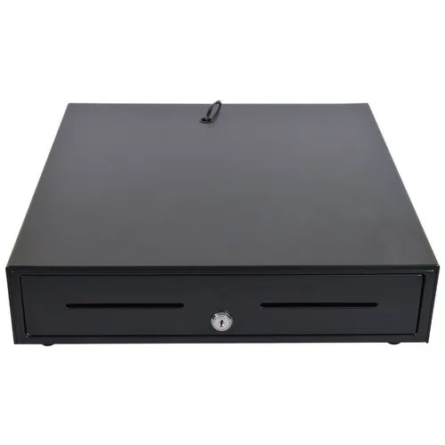 Kasë Metallic Cash Drawer POS System / 3-position key lock / 40.5*42 CM / e zezë - 2