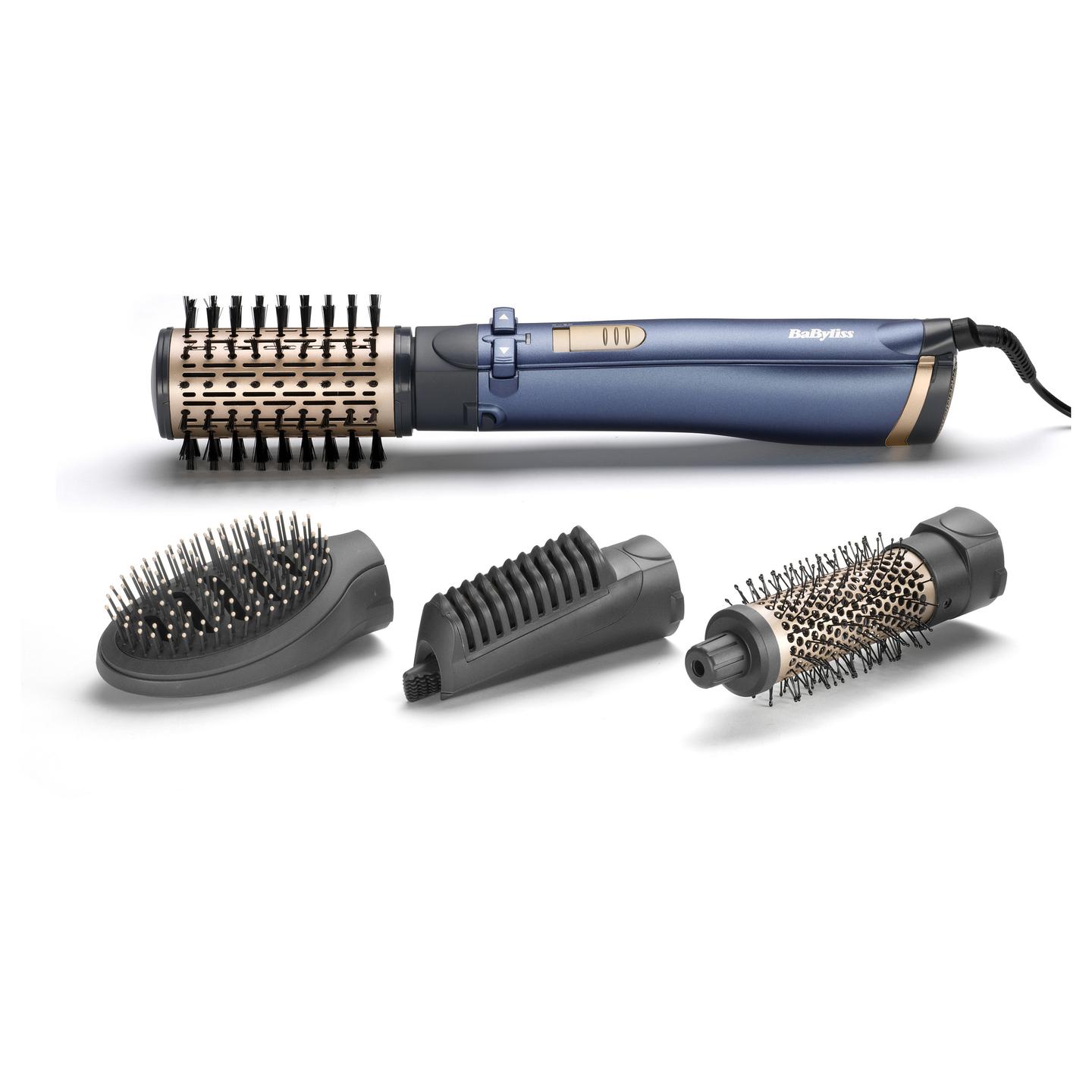 Furçë për Stilimin e Flokëve BaByliss AS965E / Style Pro 1000 / 1000W / 4 Aksesorë / Jonizim / 2 Temperatura – Blu - 13