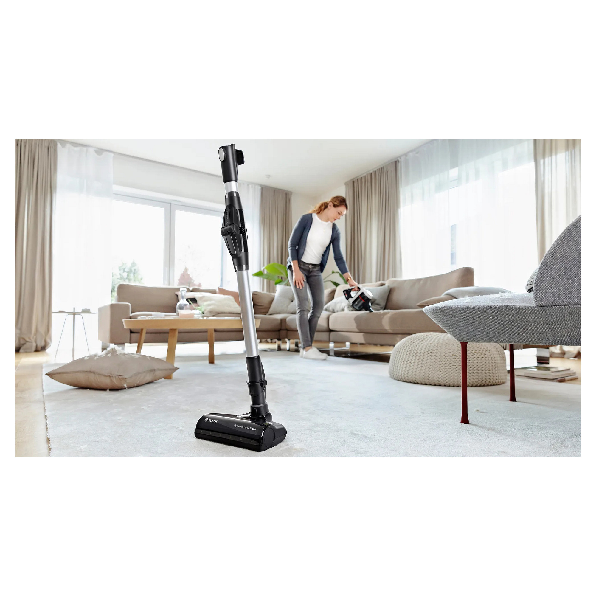 Fshesë robotike Bosch / Unlimited 7 BBS711W / Cordless Stick Vacuum Cleaner - Zezë - 5