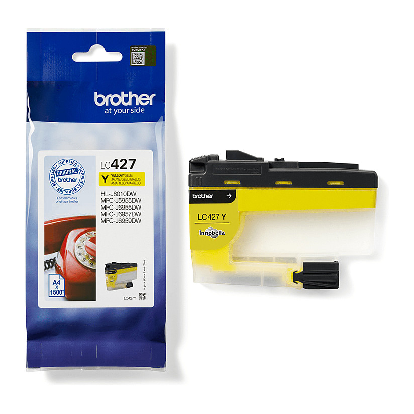 INK Brother LC-427Y / 1500 faqe – Verdhë - 2