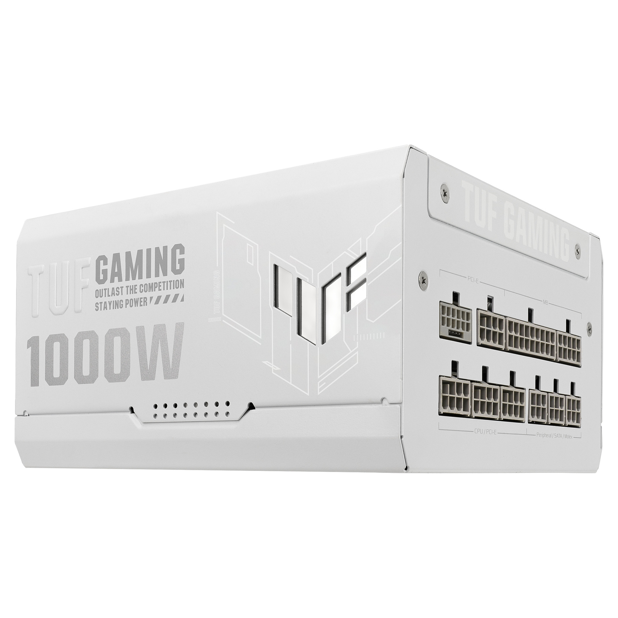 Furnizues Energjie ASUS TUF Gaming White Edition / 1000W / 80 PLUS Gold / ATX 3.1 - Bardhë - 6