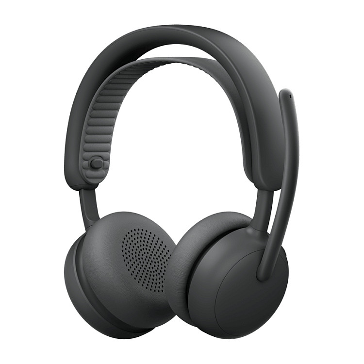 Kufje pa kabllo Logitech Zone 2 ES / On-Ear / Bluetooth 5.3 / ANC / 40 mm / 48 orë – Gri 