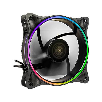 Ftohës për Kasë Inter-Tech FX-908B, 120mm, RGB - Zezë