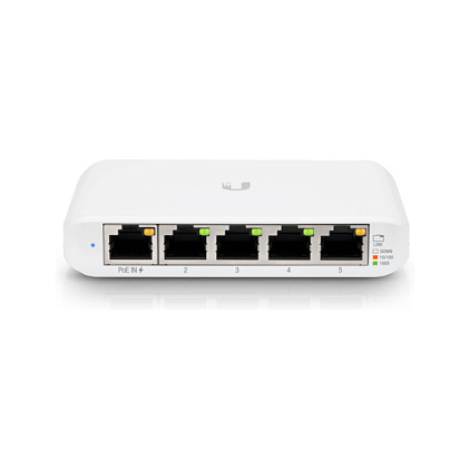 Ubiquiti UniFi USW-Flex-Mini Switch / 5-Port Gigabit / Layer 2 Managed / PoE In – i Bardhë - 4