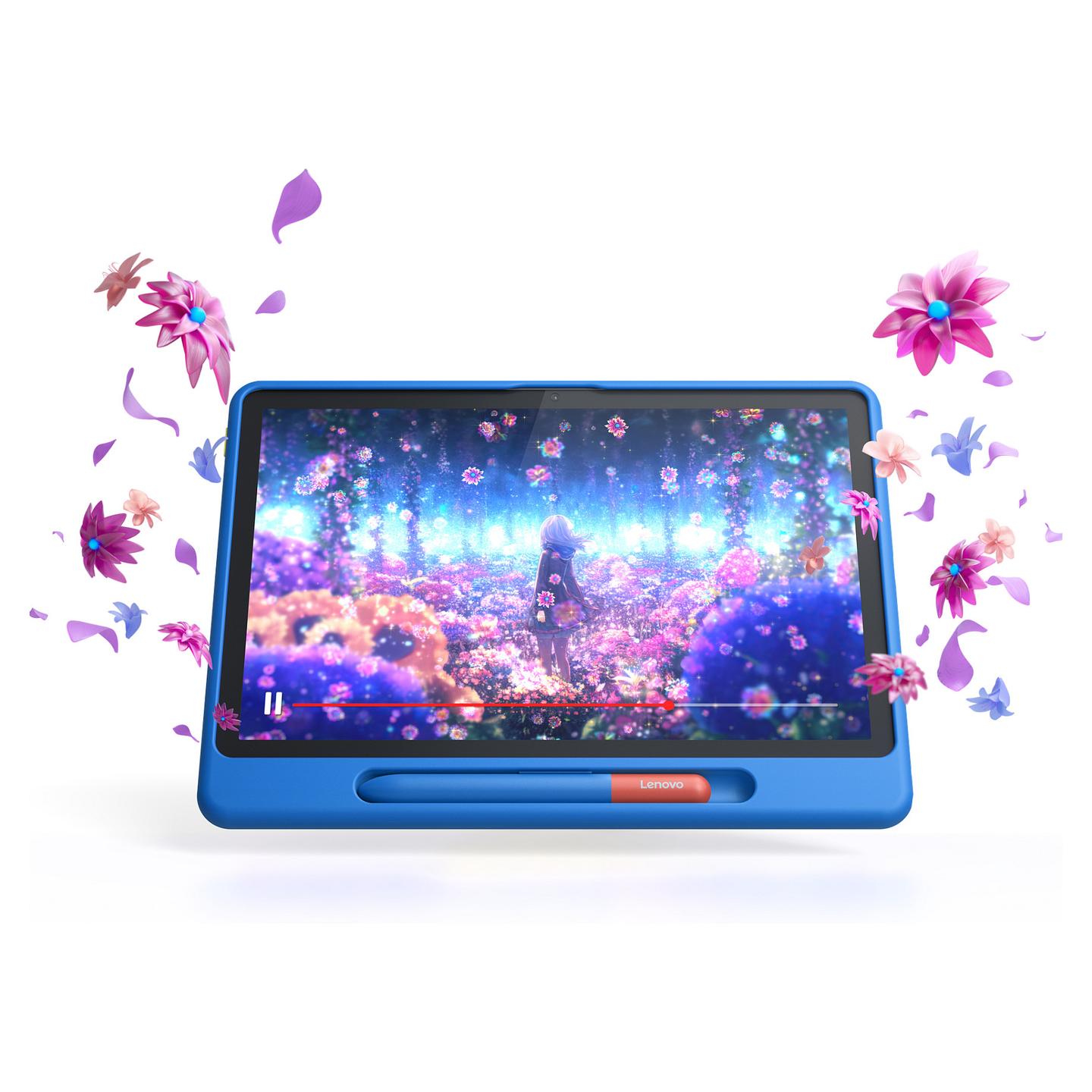 Tablet Lenovo Tab TB311FU / 10.1" / 4GB / 128GB / Wi-Fi - Gri/Kids Bumper Blu - 14
