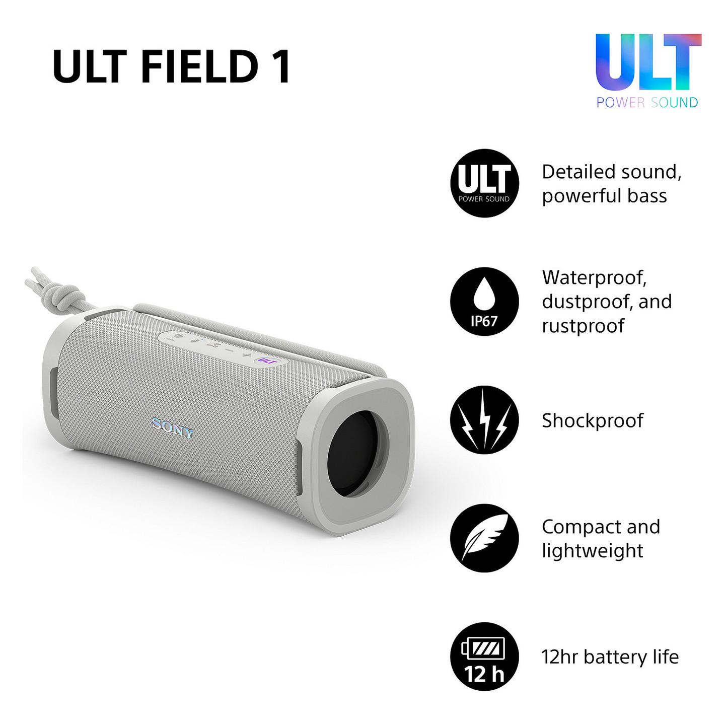Zmadhues të Zërimit SONY ULT FIELD 1 Bluetooth Speaker të bardhë - 7