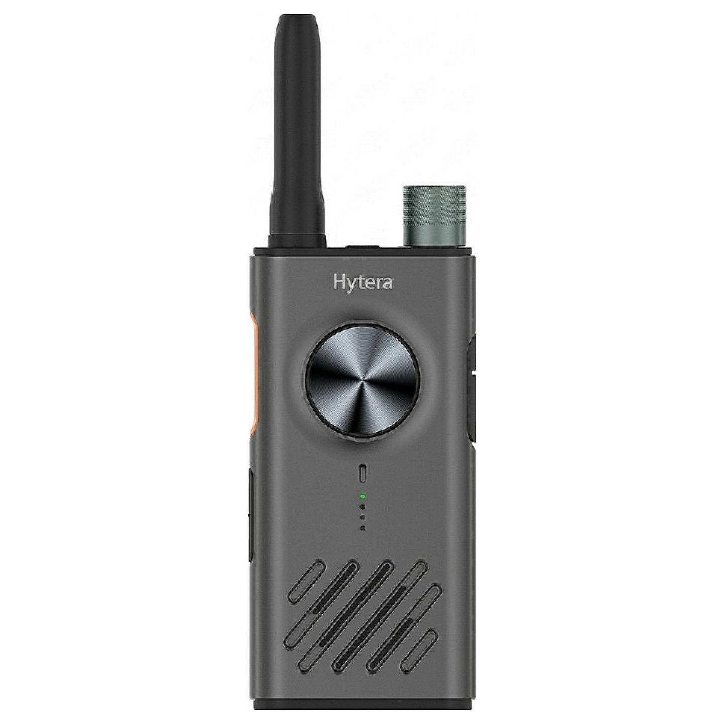 Radiolidhje Hytera S1 HYT-S31 B1, UHF 446 MHz, 0.5W, Bateri Li-Polymer 2200 mAh, Dual PTT, Jack 3.5 mm, Antenë 5.4 cm – Gri