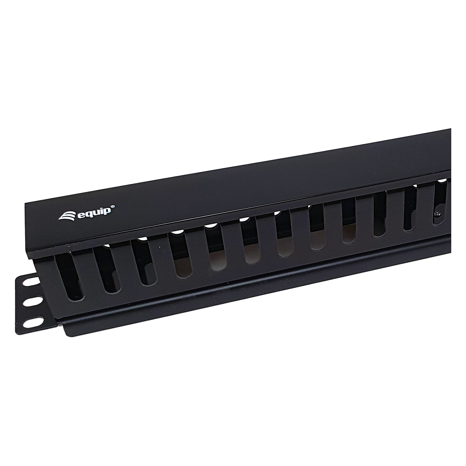 Aksesorë për rrjet Equip 19" / Cable Management Panel / Equipment - Zezë - 3