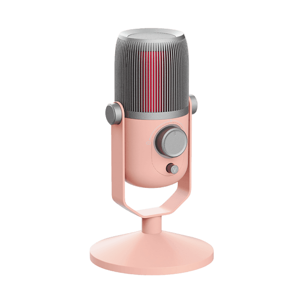 Mikrofon Thronmax Mdrill ZeroPlus / USB-C / 96 kHz / 24-bit / 2 Kapsula Kondensatori / Kardioid + 360° / RGB - Rozë - 2