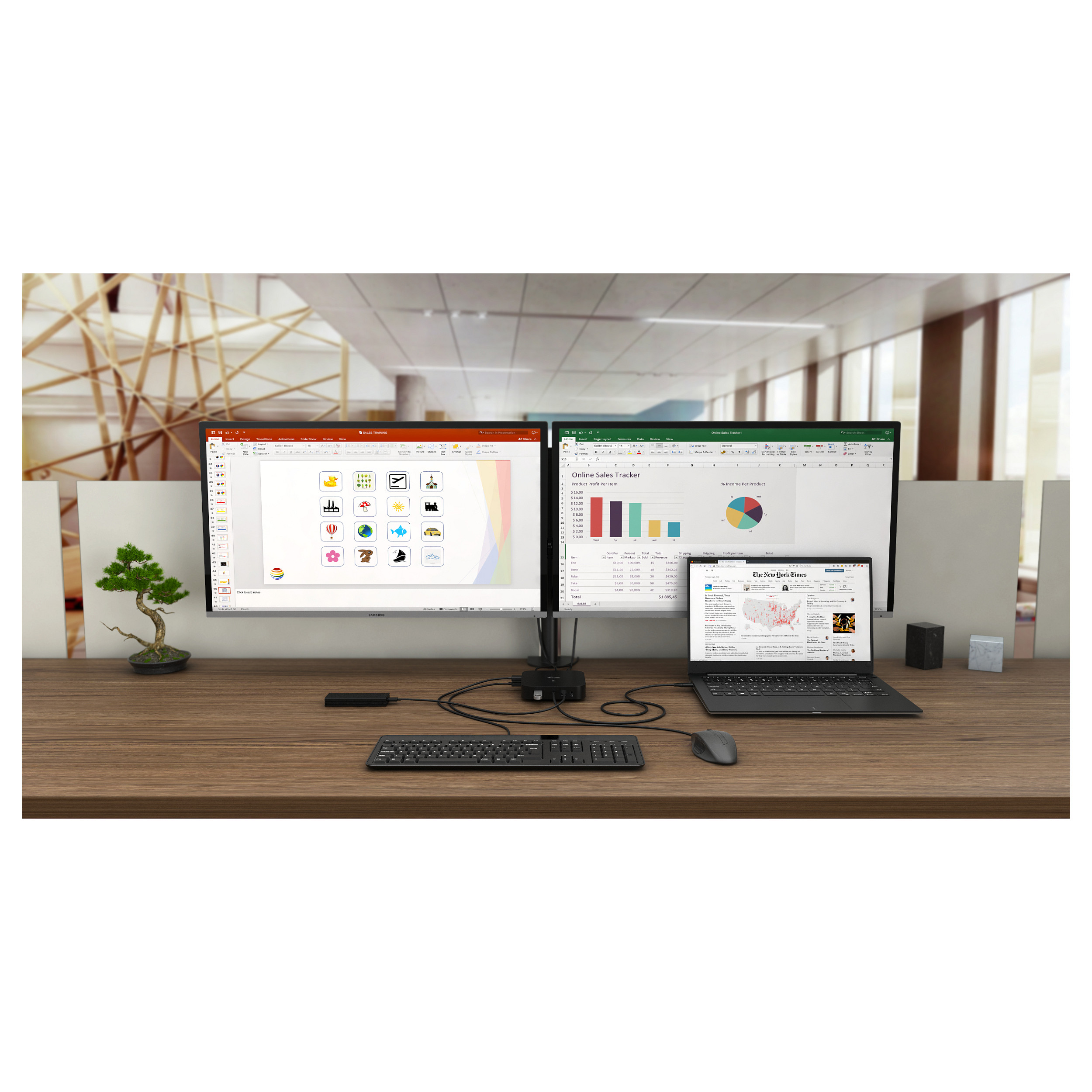 Docking Station I‑TEC USB-C Dual Display - 10