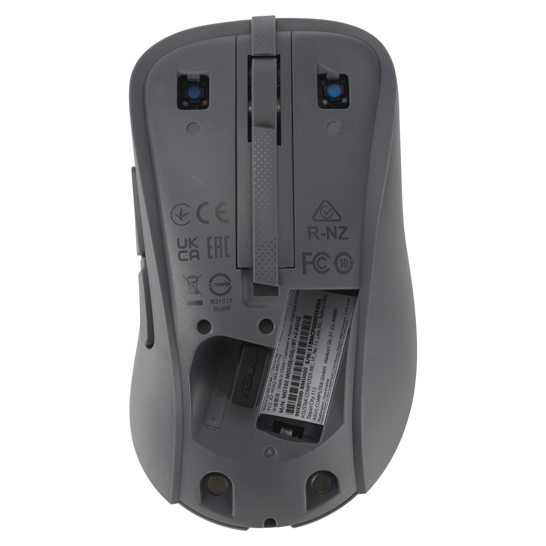 Maus pa kabllo ASUS MD102 / Wireless - Zezë - 6