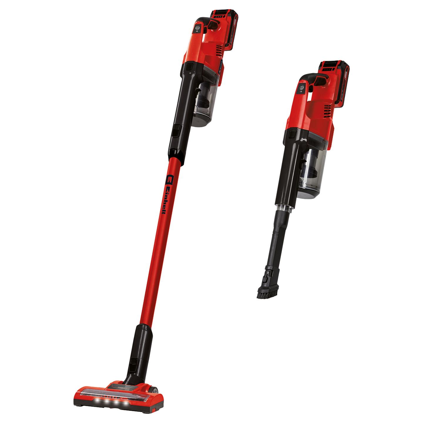 Fshesë me Bateri Einhell TE-SV 18 Li-Solo, 18V, 0.6L, 1.5kg - Kuqe/Zezë