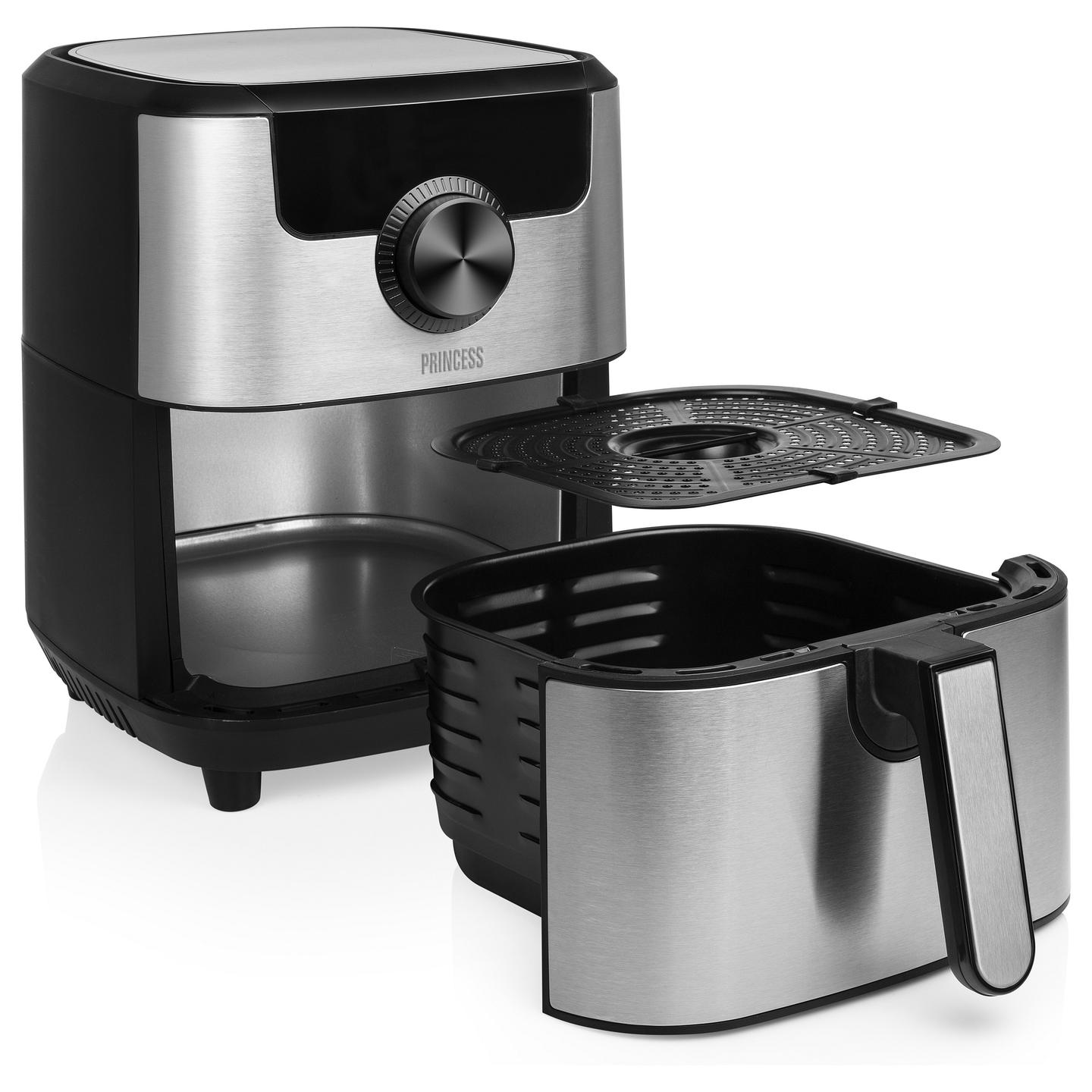 Fryer Princess Smart Aerofryer / 182037 / 4.5L / 1500W / 8 Programe / 80–200°C / LCD / Wi-Fi / Keep Warm – Argjend/Zezë - 5