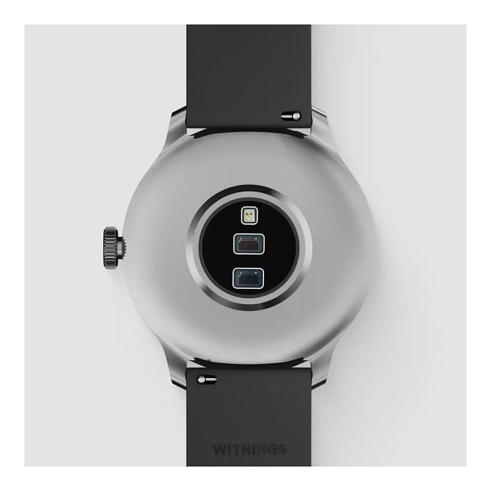Orë e mençur Withings ScanWatch Light, 37 mm, OLED 0.63", GPS i lidhur, Bluetooth LE, 5 ATM - Zezë - 3