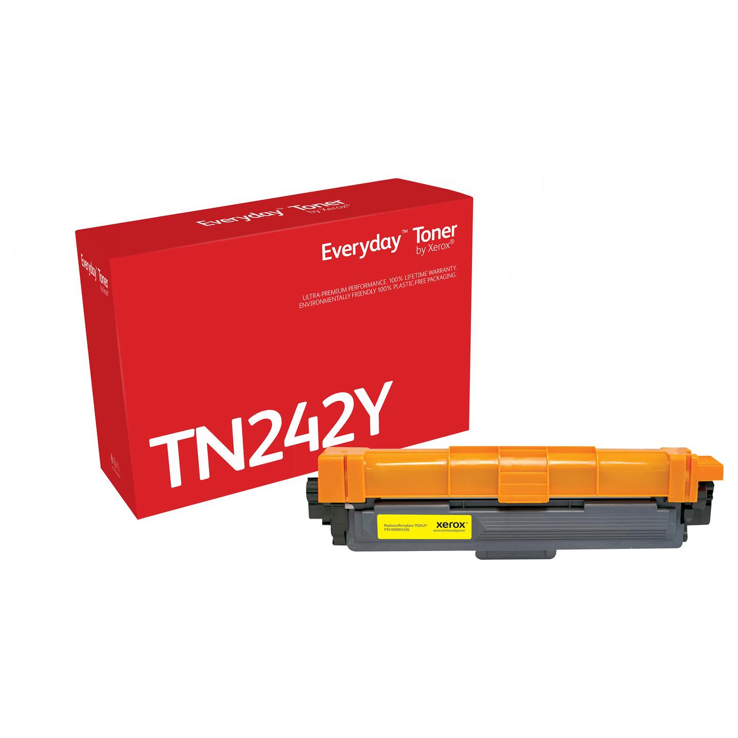 Toner Xerox Everyday 006R04226, 1400 faqe, kompatibil me Brother TN-242Y - Verdhë