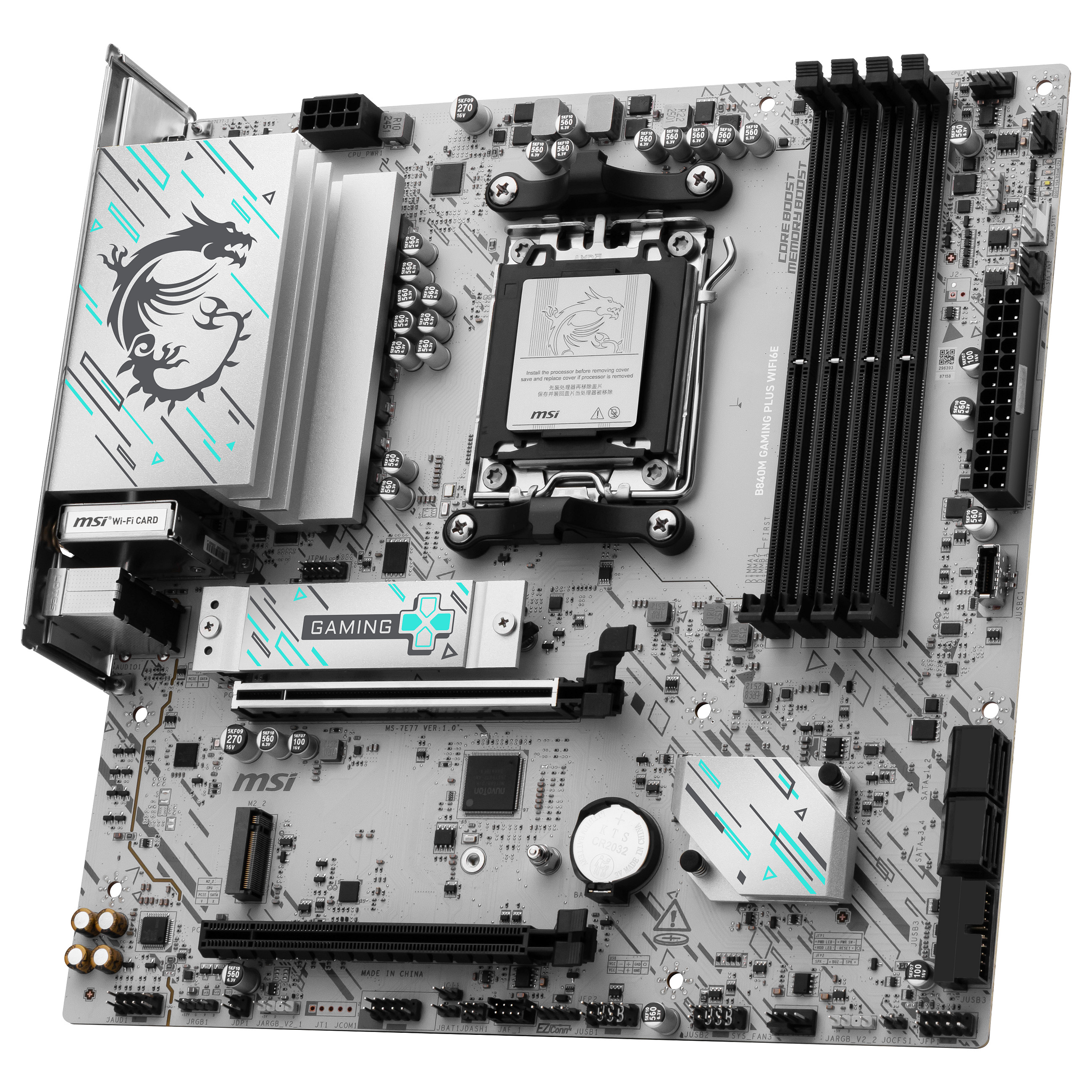 Pllakë Amë AMD AM5 MSI B840M Gaming Plus / DDR5 / mATX / HDMI+DP - 3