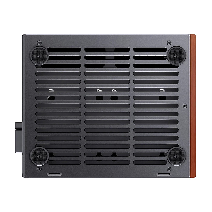 Kasë PC JONSBO T6 / Mini Tower / Mini-ITX / Tempered Glass / Wood - Zezë - 24