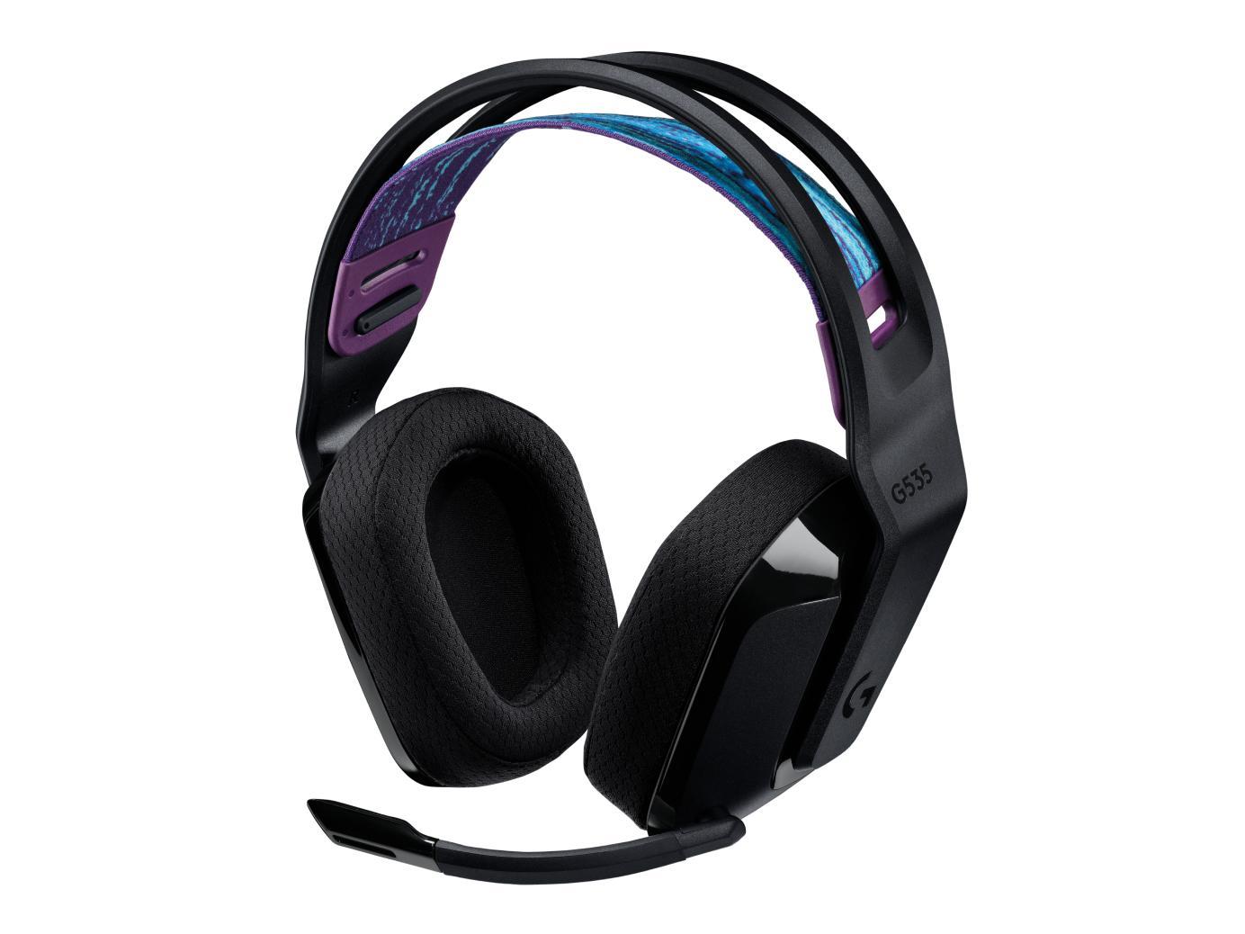 Kufje Gaming Logitech G535 / Wireless / Over-Ear / LIGHTSPEED / 40mm Drivers / Mikrofon / 33h / 236g – Zezë - 1