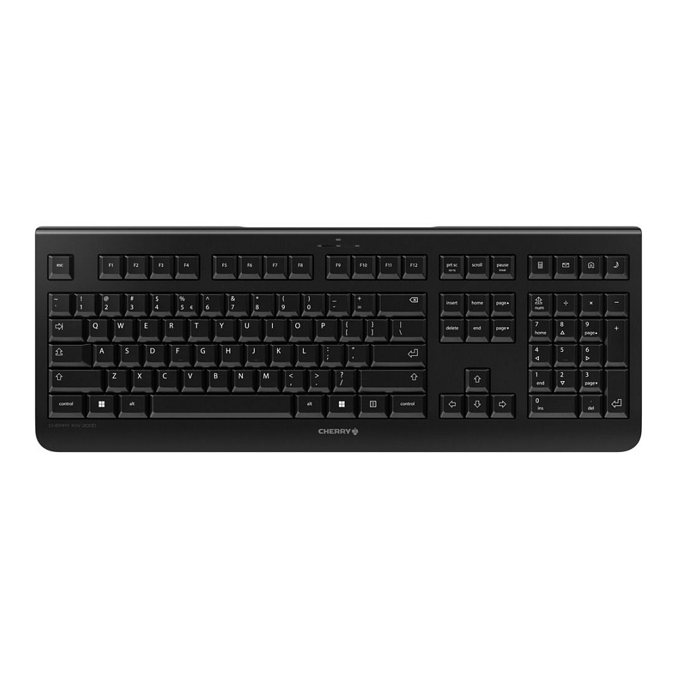 Tastierë Cherry KW 3000 / Pa kabllo / QWERTZ / e zezë - 1