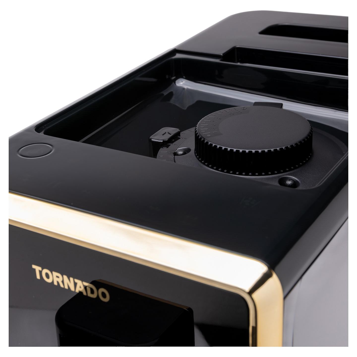 Aparat për Kafe TORNADO TCM-9008A-GS, 1350 W, 20 bar, Mulli i Integruar, 1.5 L - Zezë/Ari - 5