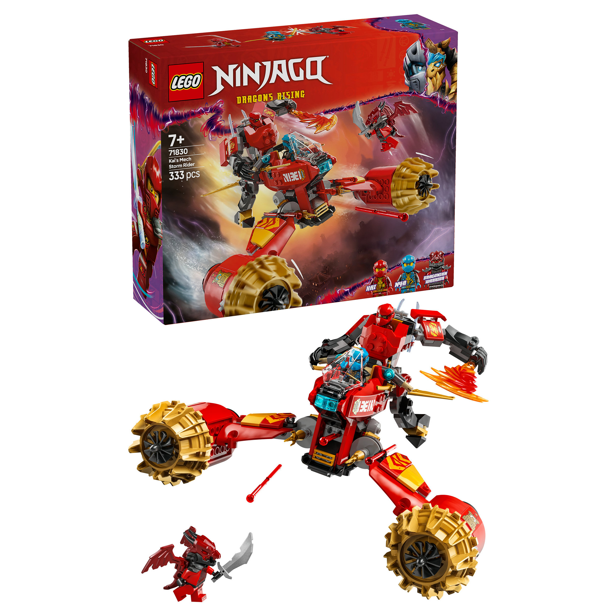 Lego Ninjago  71830 / Kai’s Storm Rider Mech - 2