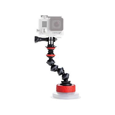 Mbajtëse për Kamera JOBY JB01329-BWW / Suction Cup / GorillaPod Arm / GoPro Adapter / 1/4"-20 / 110g - Zezë/Kuqe