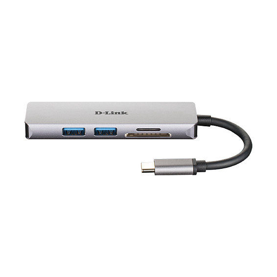 HUB USB‑C D‑Link DUB‑M530 / USB 3.0 / HDMI / Card Reader - 2
