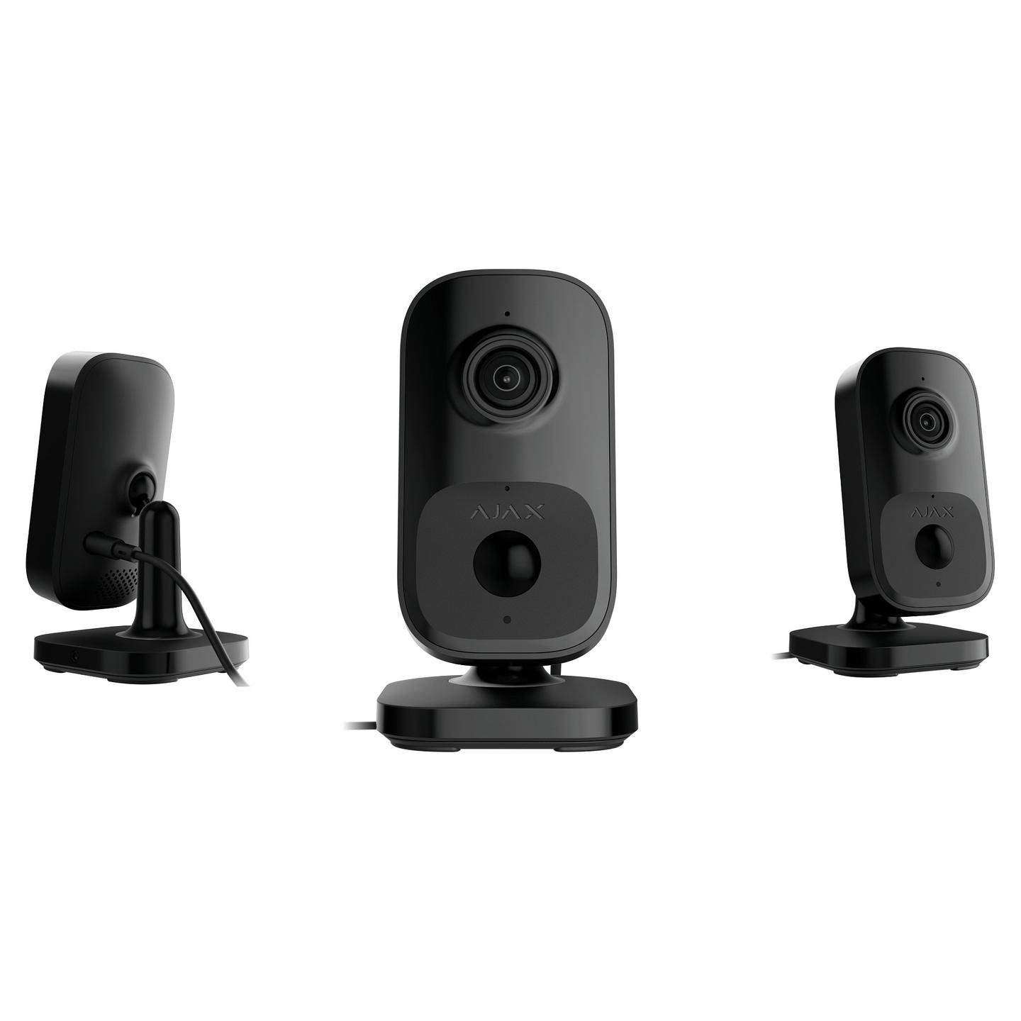 Kamerë Sigurie IP CCTV Ajax IndoorCam, 4MP, 2.8mm, AI, PIR, IR 8m, Wi-Fi, HDR - Zezë - 3